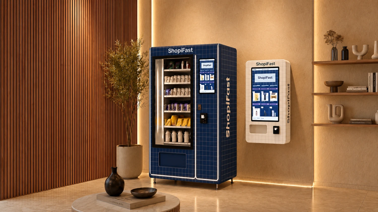 distributeur shopifast et shopifast mini 