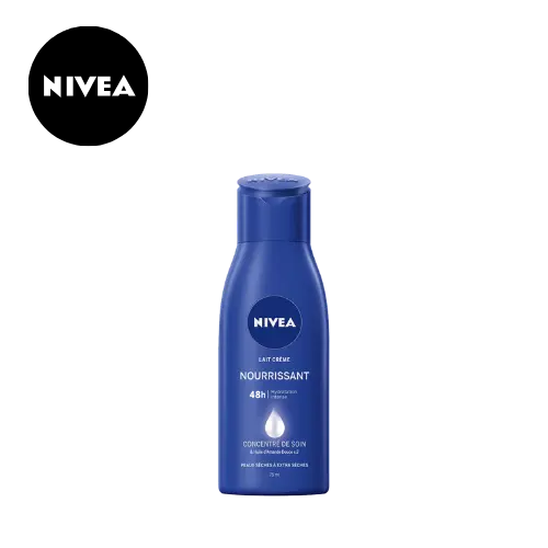 [526] NIVEA LAIT CREME CORPS NOURRISSANT 75ML