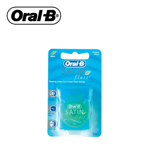 ORAL-B FIL DENTAIRE SATIN FLOSS MINT 25M