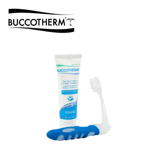 [408BI] BUCCOTHERM KIT DENTAIRE BIO 25ML + BROSSE A DENT BAMBOU