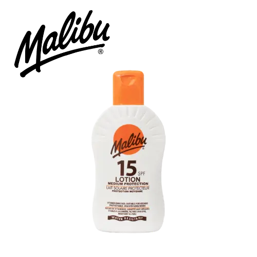 LOTION SOLAIRE MALIBU 15 SPF 100ML