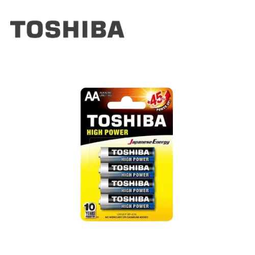 TOSHIBA PILES ALKALINE LR06 AA (PACK DE 4)