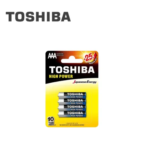 [945V1] TOSHIBA PILES ALKALINE LR03 AAA (PACK DE 4)