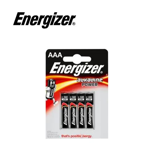 ENERGIZER PILES ALKALINE AAA (PACK DE 4)