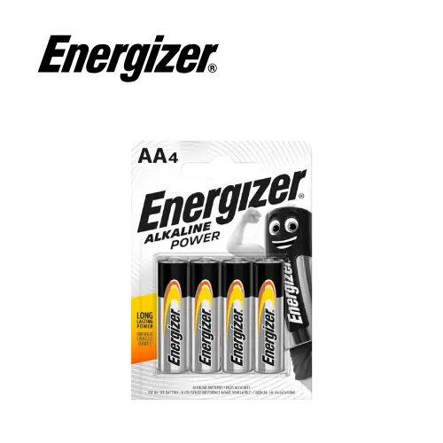ENERGIZER PILES ALKALINE AA (PACK DE 4)