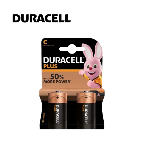 DURACELL PILES C ALCALINES PLUS x 2
