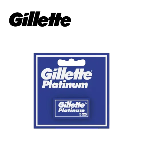 GILLETTE LAMES RASOIR PLATINUM x 5