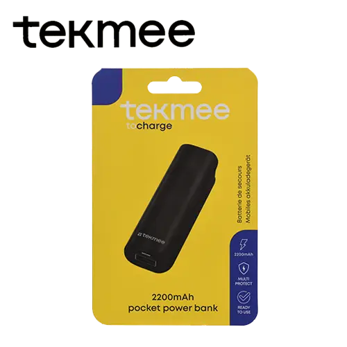 [810] TEKMEE BATTERIE EXTERNE 2200mAh 