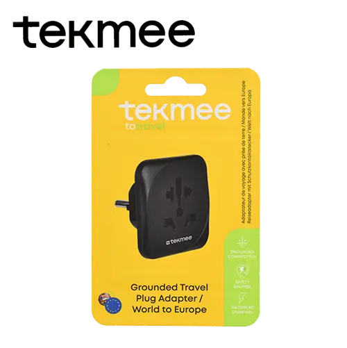 TEKMEE ADAPTATEUR DE PRISE MONDE/FRANCE
