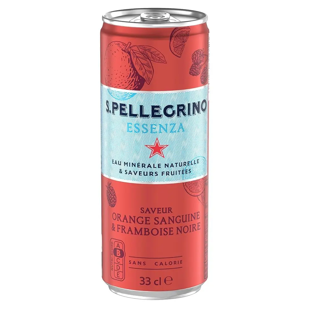 EAU GAZEUSE ESSENZA ORANGE SANGUINE SAN PELLEGRINO SCAN 33CL