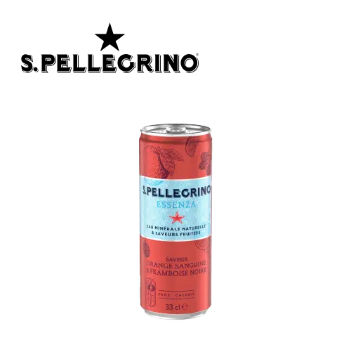 SAN PELLEGRINO ESSENZA ORANGE & FRAMBOISE SCAN 33CL