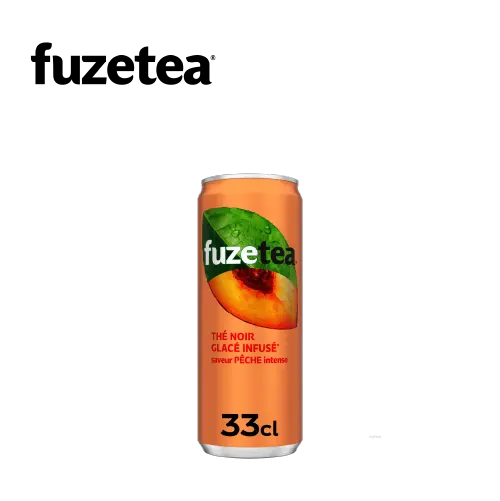 FUZETEA THE NOIR GLACE SAVEUR PÊCHE 33 CL