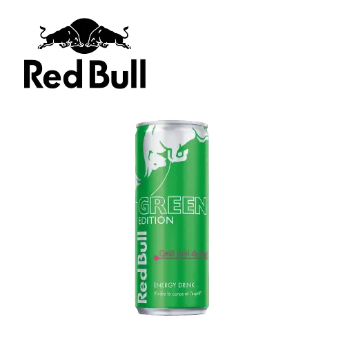RED BULL ENERGY DRINK GREEN EDITION FRUIT DU DRAGON CAN 25CL