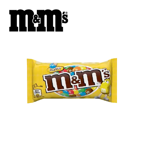 M&M'S CHOC PEANUT SACHET 45G