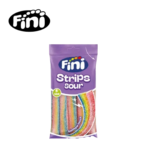[3305] FINI STRIPS SOUR RAINBOWSHOCKS SCHT 90G