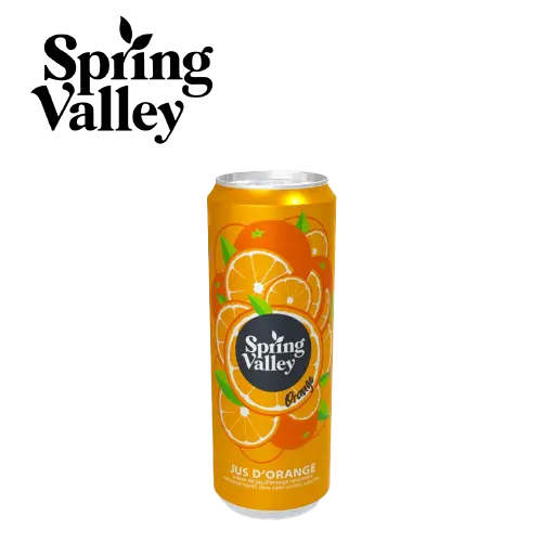 SPRINGVALLEY 100% JUS ORANGE SCAN 33CL