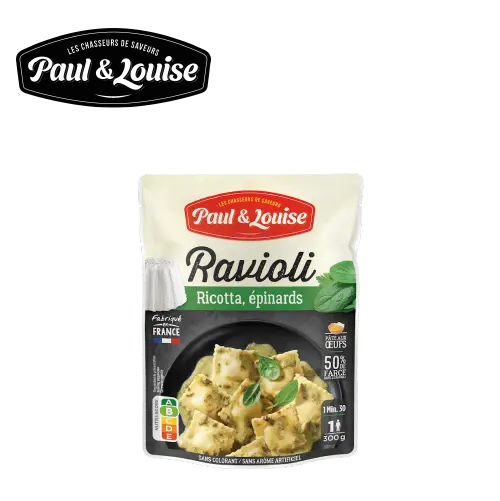 [3400] PAUL & LOUISE RAVIOLI RICOTTA EPIN 300G