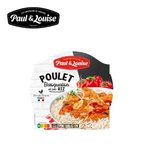 PAUL&LOUISE RIZ POULET BASQUAISE 285G