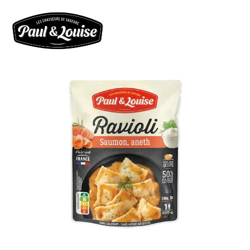 [3406] PAUL & LOUISE RAVIOLI SAUMON ANETH 300G