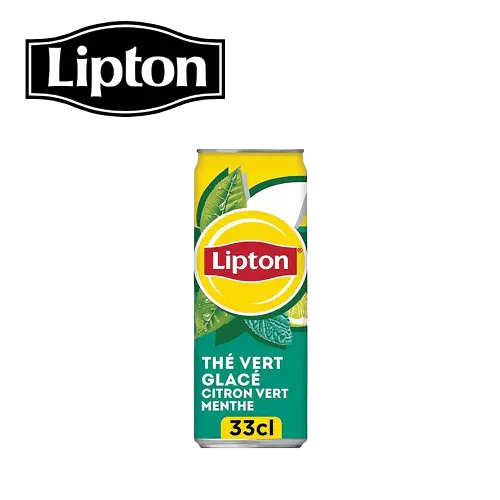 LIPTON GREEN ICE TEA MENTHE CITRON VERT SCAN 33CL