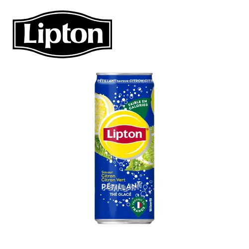 LIPTON ICE TEA PETILLANT CITRON VERT SCAN 33CL
