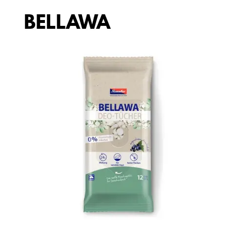 LINGETTES DEODORANTES BELLAWA x 12 VRAC