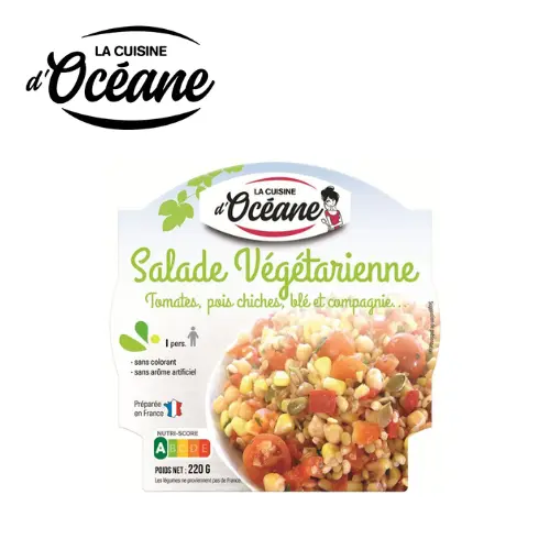 [3502] CUISINE OCEANE SALADE VÉGÉTARIENNE 220G