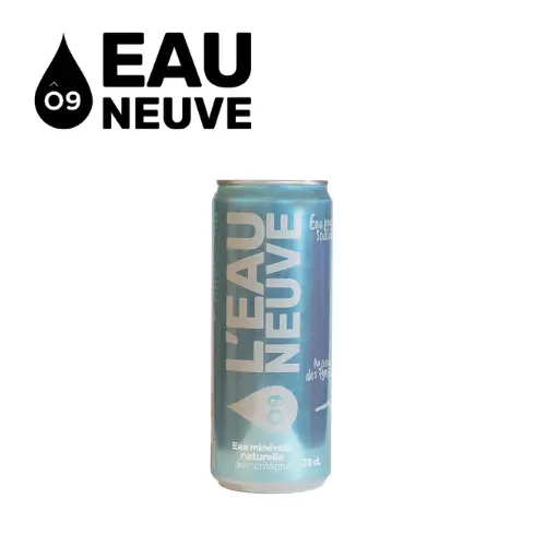 L'EAU NEUVE PLATE PAUVRE EN SODIUM CAN 33CL