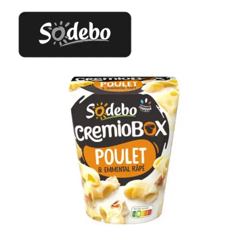 PATES SODEBO CREMIOBOX POULET A LA CRÈME 280G 