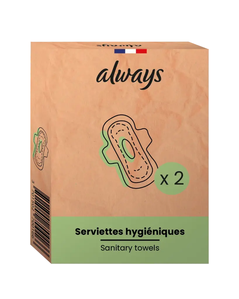 BOITE BLANCHE ALWAYS x 2