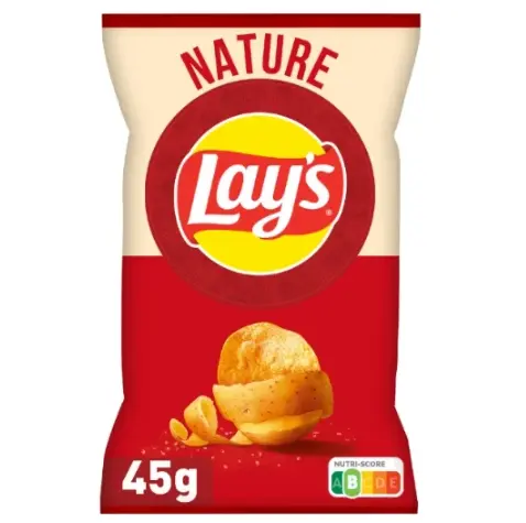 LAY'S CHIPS NATURE SACHET 45G
