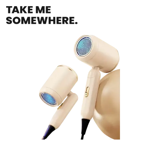 SECHE-CHEVEUX DE VOYAGE PLIABLE