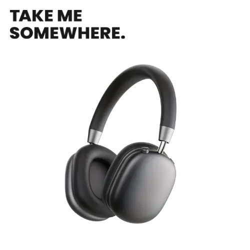 CASQUE AUDIO BLUETOOTH GRIS SIDÉRAL 