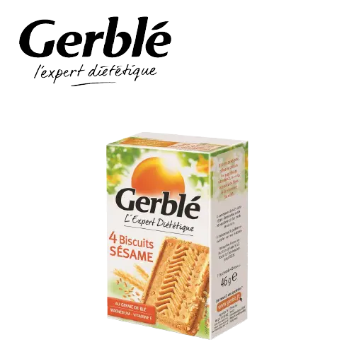 GERBLE 4 BISCUITS SESAME POCKET 46G 