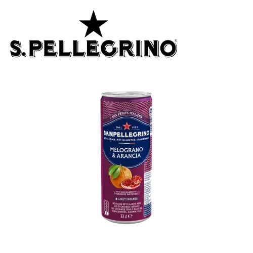 SAN PELLEGRINO GRENADE & ORANGE SCAN 33CL