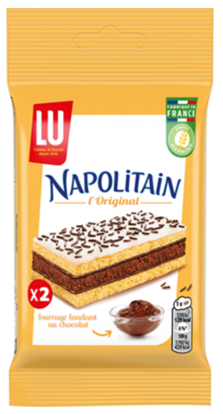 [3213] LU BISCUIT NAPOLITAIN X 2 POCKET 60 G