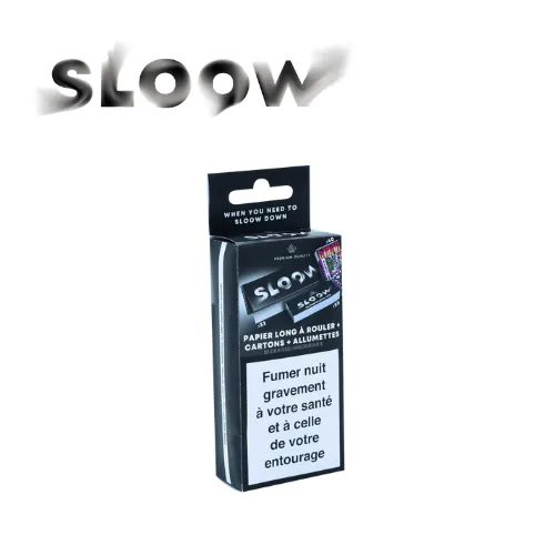 SLOOW KIT - PAPIER LONG x32 CARTON x50 ALLUMETTES x40