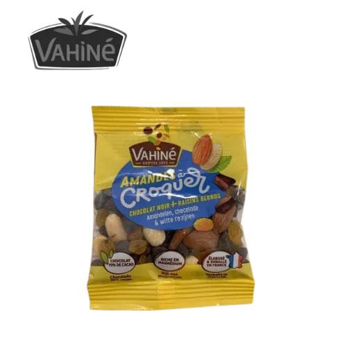 VAHINE MIX AMANDE CHOCOLAT NOIR RAISIN SEC 35G