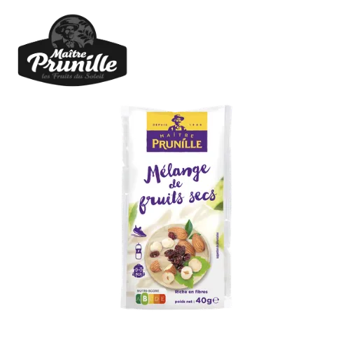 MAÎTRE PRUNILLE MIX FRUITS SECS - AMANDES RAISINS & NOISETTES 40G
