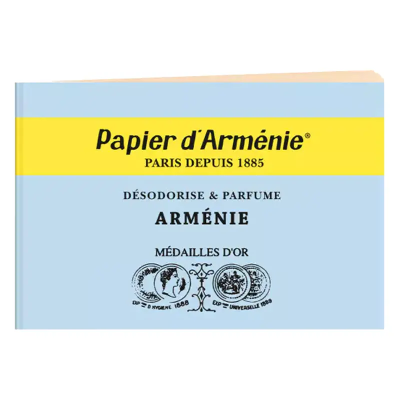 PAPIER ARMENIE BLEU x 1 CARNET