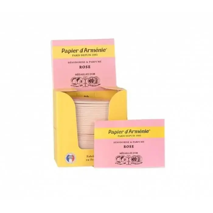 PAPIER ARMENIE ROSE  x 30 CARNETS