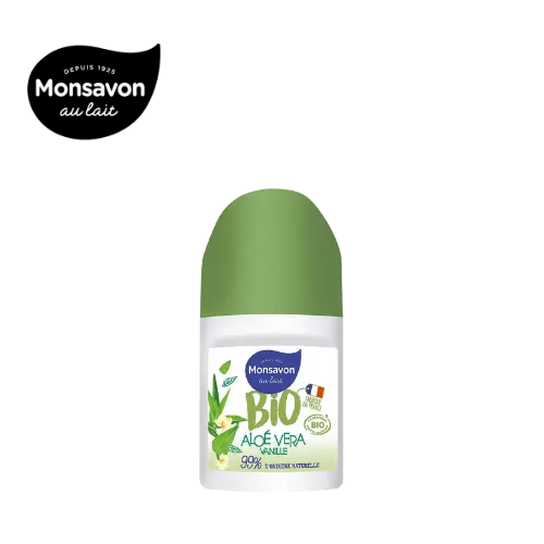 MONSAVON BIO DEODORANT ROLL ALOE  50ML