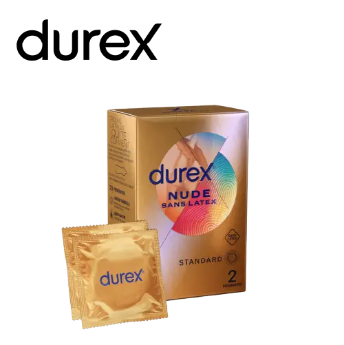 PRESERVATIFS DUREX NUDE SANS LATEX x 2