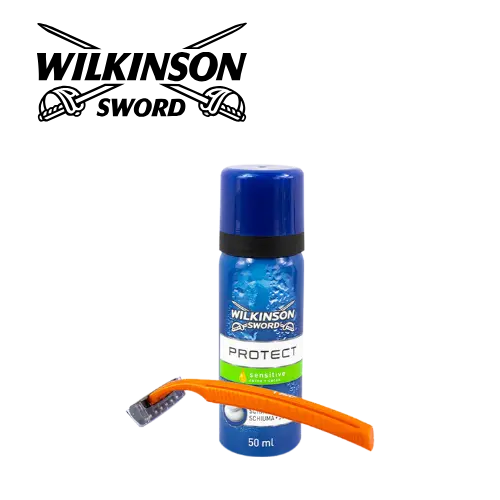 WILKINSON KIT RASAGE - 1 RASOIR ET 1 MOUSSE