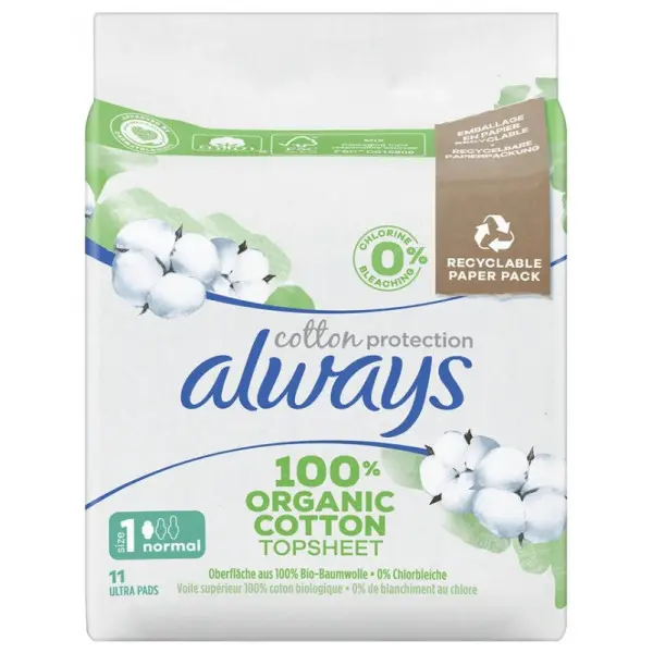 SERVIETTES ALWAYS VOILE COTON BIO x 11