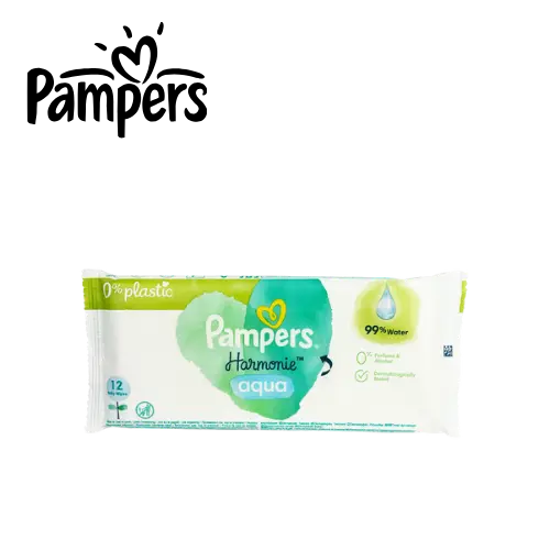 LINGETTES BEBE PAMPERS x 10