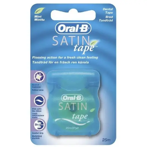 [426] ORAL-B FIL DENTAIRE SATIN FLOSS MINT 25M