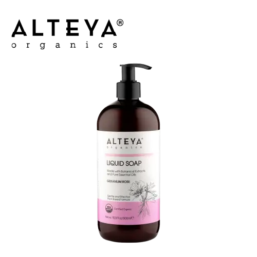 [532] ALTEYA SAVON LIQUIDE GERANIUM ROSE 500ML