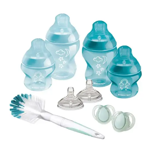 [1115] T.TIPPEE STARTER KIT BIBERON BLEU 0M+