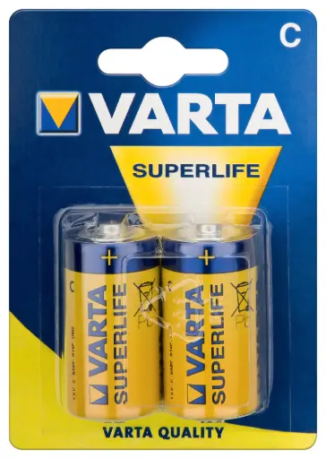 [948] VARTA  PILES ALCALINE SUPERLIFE C x 2